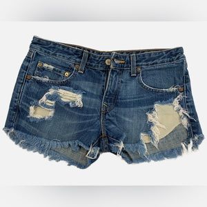 Vintage Levi’s cut off distressed shorts